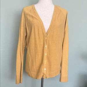 Merona Women's Yellow Cardigan Sweater
